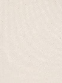 Kussenhoes Tine met franjes, Weeftechniek: jacquard, Lichtbeige, 30 x 50 cm