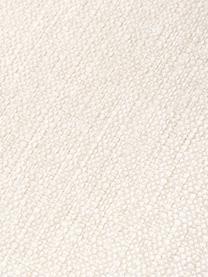Chaise longue componibile XL Sofia, Rivestimento: 100% polipropilene Con 25, Struttura: legno di abete, truciolar, Piedini: plastica Questo prodotto , Tessuto bianco crema, Larg. 340 x Prof. 103 cm, schienale a sinistra