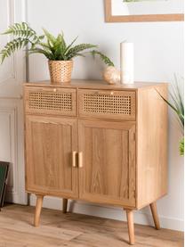 Credenza in legno con intreccio viennese Romeo, Legno di frassino, Larg. 75 x Alt. 86 cm