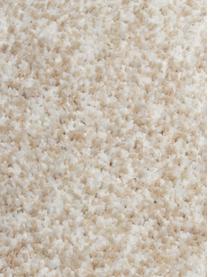 Flauschiger Melange Hochflor-Teppich Marsha, Flor: 100 % Polyester, Beige, B 80 x L 150 cm (Grösse XS)