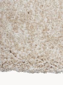 Tappeto melange a pelo lungo soffice Marsha, Retro: 55% poliestere, 45% coton, Beige, Larg. 80 x Lung. 150 cm (taglia XS)