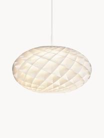 Ovale LED hanglamp Patera, Lampenkap: PVC-folie, Met peertje, 2.700 K, Ø 50 x H 36 cm