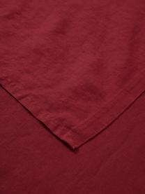 Runner in lino Pembroke, 100% lino, Rosso, Larg. 40 x Lung. 150 cm