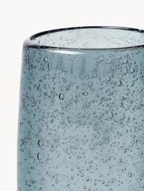 Wassergläser Bari mit Luftbläschen, 6 Stück, Glas, Grau, Ø 7 x H 11 cm, 330 ml