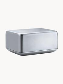 Botervloot Basic van edelstaal, Edelstaal, geborsteld, Zilverkleurig, B 12 cm x H 6 cm