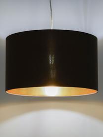 Závesná lampa Jamie, Hnedá, odtiene zlatej, Ø 38 x V 23 cm