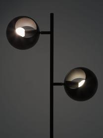 Leeslamp Edgar, Lampenkap: gelakt metaal, Lampvoet: gelakt metaal, Zwart, H 145 cm