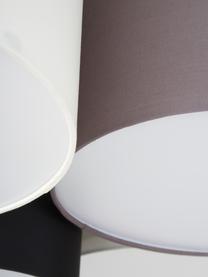 Grote plafondlamp Pastore Grande, Bruin, grijs, wit, zwart, Ø 90 x H 29 cm