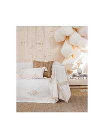 Kissenhülle Lienzo mit Hoch-Tief-Muster, 100% Baumwolle, Gebrochenes Weiß, 30 x 60 cm
