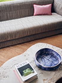 Sofa Club (3-Sitzer) in Beige, Bezug: 60% Baumwolle, 40% Leinen, Webstoff Beige, B 274 x T 108 cm