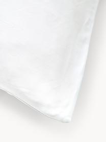 Taie d'oreiller design en percale de coton Ski de Kera Till, Bleu ciel, larg. 50 x long. 70 cm