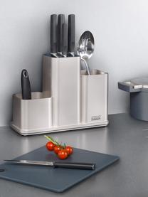 Küchenutensilienhalter CounterStore mit Schneidebrett, Silberfarben, Dunkelgrau, 31 x 23 cm