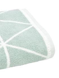 Lot de serviettes de bain réversibles Elina, 3 élém., 100 % coton
Grammage intermédiaire 550 g/m², Vert menthe, blanc crème, Lot de différentes tailles