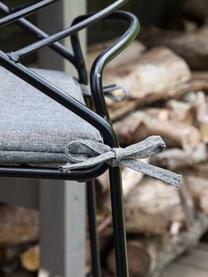 Kovová barová židle Milano, Černá, šedá, Š 47 cm, V 94 cm