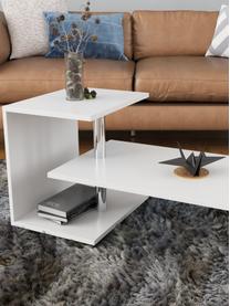 Mesa de centro Dilek , Estructura: aglomerado revestido de m, Blanco, An 100 x Al 46 cm