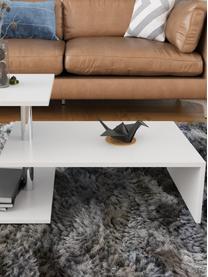 Mesa de centro Dilek , Estructura: aglomerado revestido de m, Blanco, An 100 x Al 46 cm