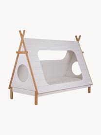 Cama infantil de madera de pino Tipi, 90 x 200 cm, Madera de pino, Madera de pino pintado blanco, An 90 x L 200 cm