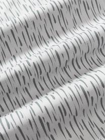 Gemusterter Bettdeckenbezug Vilho aus Baumwolle, Webart: Renforcé Fadendichte 144 , Hellgrau, B 200 x L 200 cm