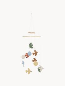 Mobile en coton bio Swif Bird, Multicolore, Ø 37 x haut. 100 cm