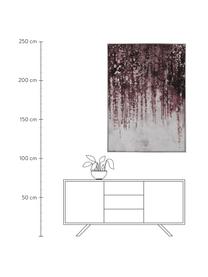 Impression sur toile Willow, Lilas, brun, gris, larg. 103 x haut. 143 cm