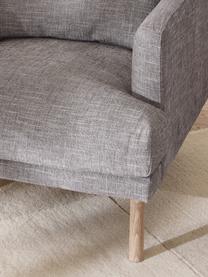 Sofa-Sessel Adrian, Bezug: 47 % Viskose, 23 % Baumwo, Gestell: Sperrholz, Webstoff Grau, B 90 x T 95 cm
