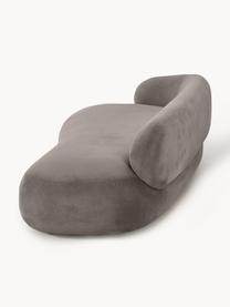 Sofa Alba (3-osobowa), Tapicerka: 97% poliester, 3% nylon D, Stelaż: lite drewno świerkowe, sk, Nogi: tworzywo sztuczne Ten pro, Taupe tkanina, S 235 x G 114 cm, oparcie lewostronne