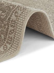 In- & outdoor vloerkleed Anjara in vintage look, 100% polypropyleen, Taupe, beige, B 200 x L 290 cm (maat L)