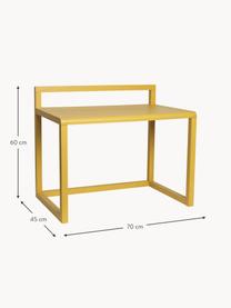 Bureau en bois pour enfant Little Architect, Bois de frêne, placage en frêne, MDF

Ce produit est fabriqué à partir de bois certifié FSC® issu d'une exploitation durable, Jaune moutarde, larg. 70 x prof. 45 cm