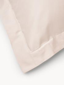 Poszewka na poduszkę z satyny bawełnianej Premium, Blady różowy, S 40 x D 80 cm
