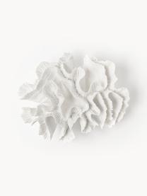 Pieza decorativa de diseño Coral, Poliresina, Blanco, An 25 x Al 10 cm