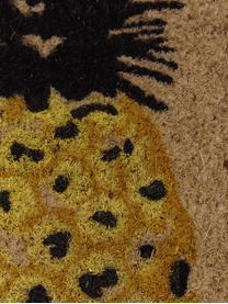 Paillasson Three Pineapples, Beige, jaune, noir