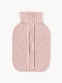 Wärmflasche Cashmere, Bezug: 80 % Recycelter Kaschmir , Hellrosa, B 19 x L 30 cm