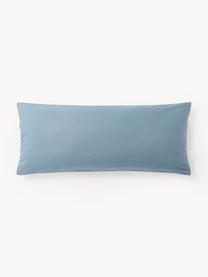 Funda de almohada de percal Elsie, Gris azulado, An 45 x L 110 cm