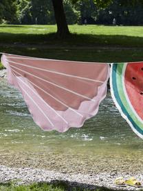 Strandlaken Shelly, 55% polyester, 45% katoen
Zeer lichte kwaliteit 340 g/m², Roze, wit, 150 x 150 cm