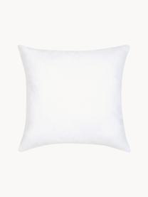 Funda de cojín Dasher, 100% algodón, Blanco, marrón, An 40 x L 40 cm