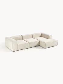 Sofá rinconera modular Lennon, Tapizado: 100% poliéster Alta resis, Estructura: madera contrachapada de p, Patas: plástico Este producto es, Tejido Off White, An 327 x F 180 cm, chaise longue izquierda