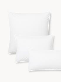 Funda de almohada de percal lavado Debbie, Blanco, An 45 x L 110 cm