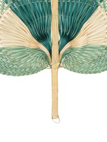 Nástěnná dekorace z bambusu Asia, Bambus, Béžová, zelená, mátová, Š 50 cm, V 60 cm
