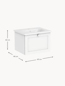 Mueble bajo lavabo Rafaella, 60 cm, Blanco, An 60 x Al 42 cm