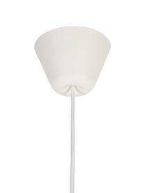 Lampada a sospensione in vetro Trumpet, Paralume: vetro, Bianco, cromo, Ø 26 x Alt. 35 cm