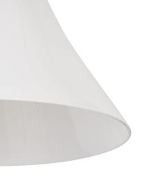 Lampada a sospensione in vetro Trumpet, Paralume: vetro, Bianco, cromo, Ø 26 x Alt. 35 cm