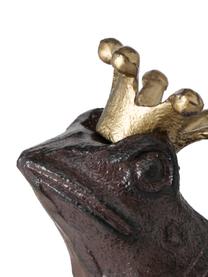 Deko-Objekt-Set Froggy, 2-tlg., Metall, beschichtet, Dunkelbraun, Goldfarben, Set mit verschiedenen Größen