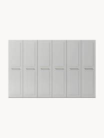 Modularer Drehtürenschrank Charlotte, 300 cm Breite, mehrere Varianten, Korpus: Spanplatte, melaminbeschi, Grau, Basic Interior, B 300 x H 200 cm