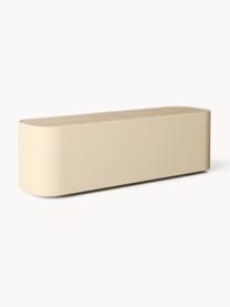 Lowboard Jodie, Gestell: Massives Eschenholz Diese, Hellbeige, Eschenholz, B 160 x H 50 cm