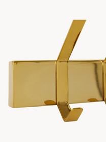 Kovový věšák Clothing Hook, Potažený kov, Lesklá zlatá, Š 34 cm