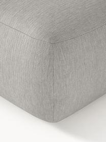 Pouf Sofia, Tissu gris, larg. 99 x prof. 78 cm