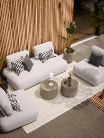 Salon de jardin modulable Olala, 3 élém., Tissu gris clair, Lot de tailles différentes