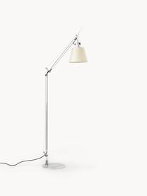 Lampa podłogowa Tolomeo Basculante Lettura, Stelaż: aluminium powlekane, Aluminium, kremowy, S 87 x W 108 cm