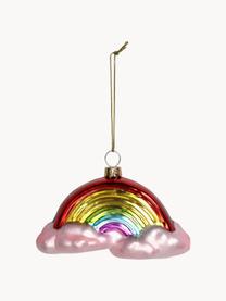 Décoration de sapin de Noël Rainbow, Verre, Multicolore, larg. 11 x haut. 6 cm