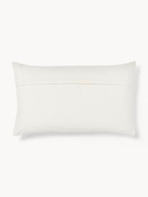 Housse de coussin en lin Dalia, 51 % lin, 49 % coton, Blanc cassé, larg. 30 x long. 50 cm